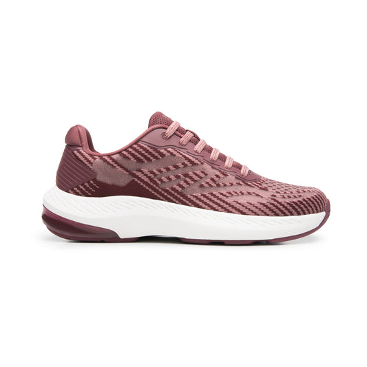 Sneaker Tejido Stretch Flexi para Mujer Estilo 138804 Burgundy