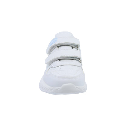 Tenis Audaz para niño en sintético blanco Eighteen con doble de tira de contacto