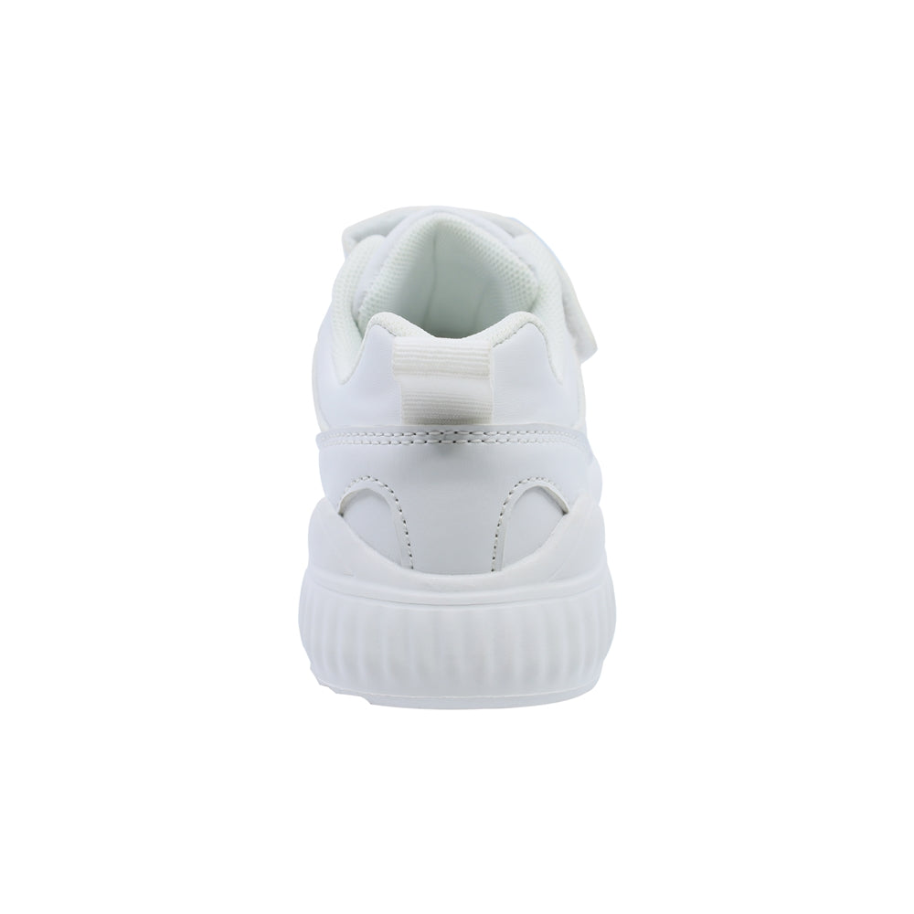 Tenis Audaz para niño en sintético blanco Eighteen con doble de tira de contacto