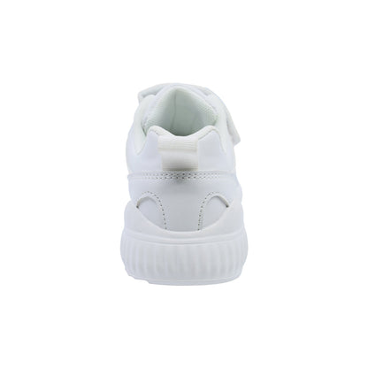 Tenis Audaz para niño en sintético blanco Eighteen con doble de tira de contacto