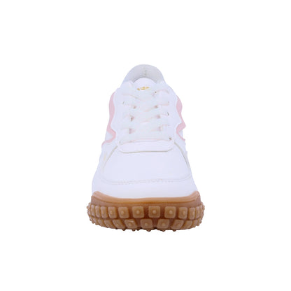 Tenis Coqueta para niña en sintético blanco Two con suela antiderrapante