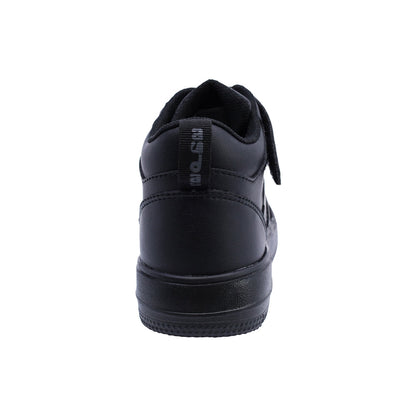 Tenis Audaz para niño en sintético negro Twenty-five con tira de contacto.