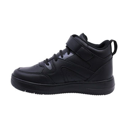 Tenis Audaz para niño en sintético negro Twenty-five con tira de contacto.