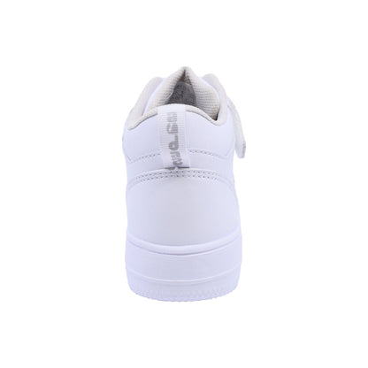 Tenis Audaz para niño en sintético blanco Twenty-five con tira de contacto.