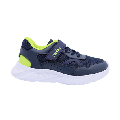 Tenis para niño Audaz de material sintetico color azul marino Twenty seven con tira de contacto