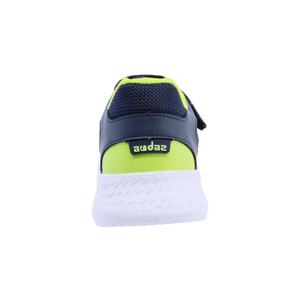 Tenis para niño Audaz de material sintetico color azul marino Twenty seven con tira de contacto
