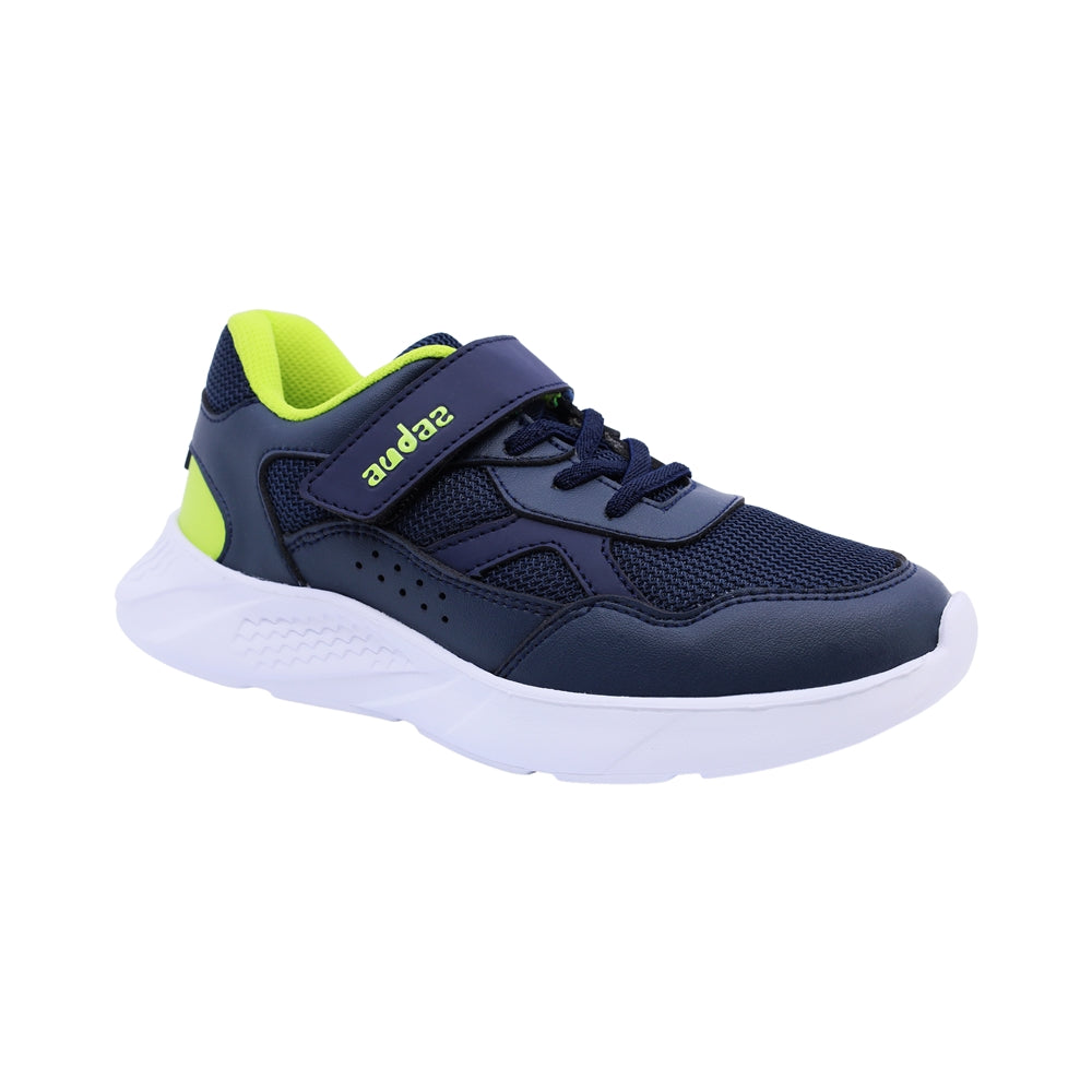 Tenis para niño Audaz de material sintetico color azul marino Twenty seven con tira de contacto
