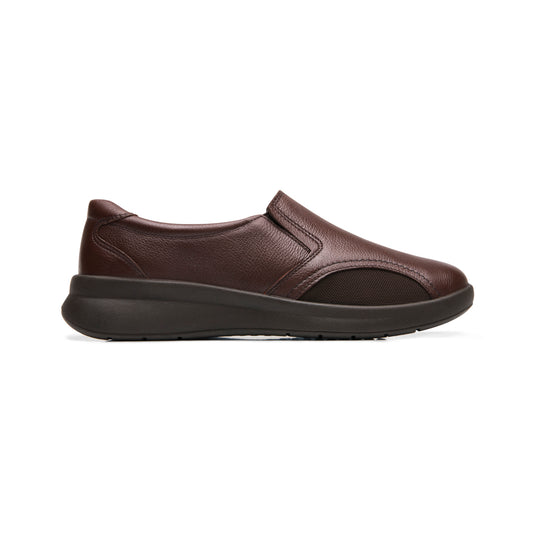 Mocasín Confort De Piel Flexi para Mujer Estilo 142406 Café