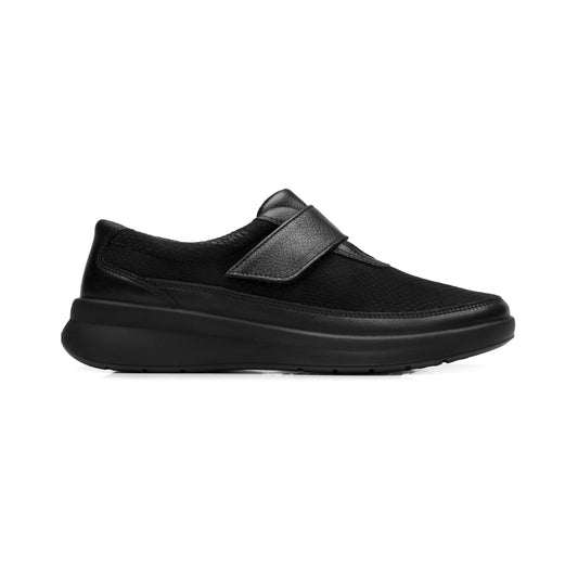 Mocasín Confort De Piel Flexi para Mujer Estilo 142407 Negro