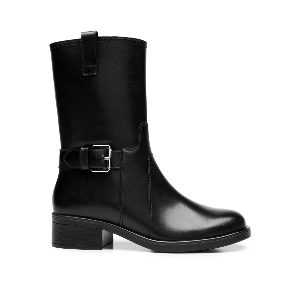 Bota Biker Flexi para Mujer Estilo 142601 Negro