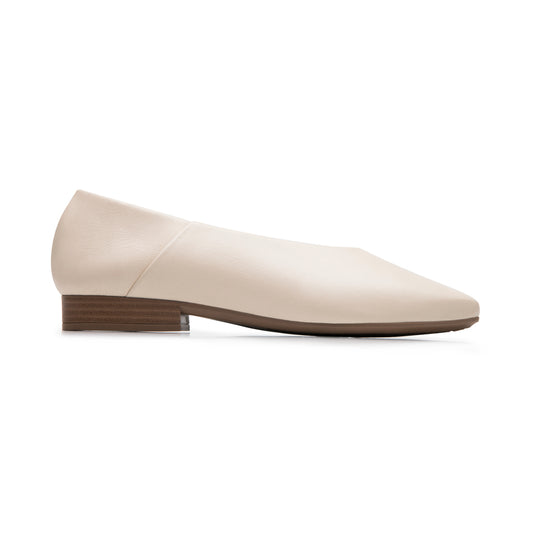 Balerina Punta Cuadrada Flexi para Mujer Estilo 142801 Beige
