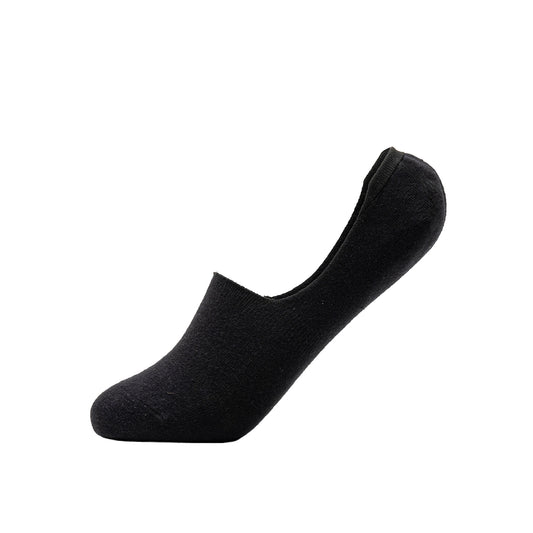 2-Pack Calcetín Invisible Básico Flexi para Hombre Estilo 090210 Negro Y Gris