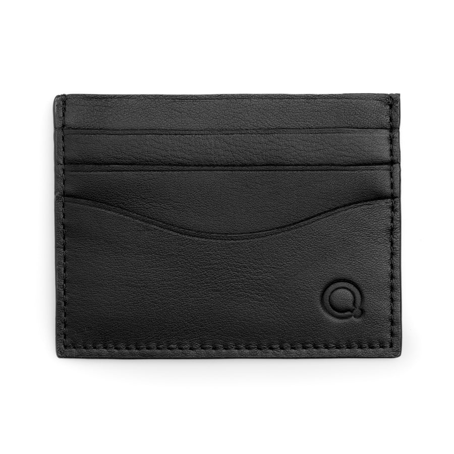 Tarjetero Quirelli Unisex con División Uso Múltiple Estilo 061101 Negro