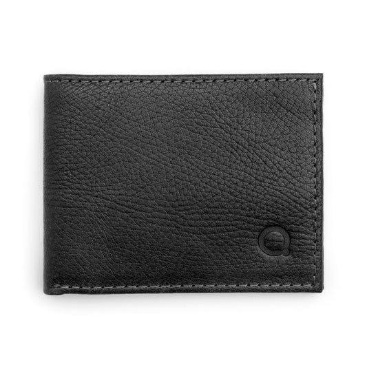 Billetera Quirelli para Hombre con Refuerzo Interno Estilo 070801 Negro