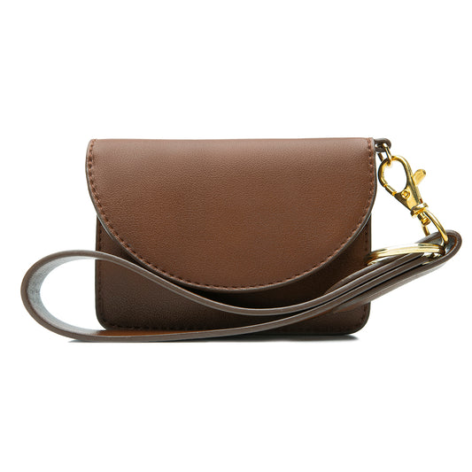 Cartera Con Llavero Ava Flexi para Mujer Estilo 060802 Café