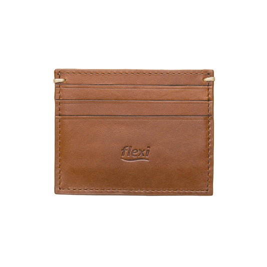 Tarjetero Aldemir Flexi para Hombre Estilo 060203 Cognac