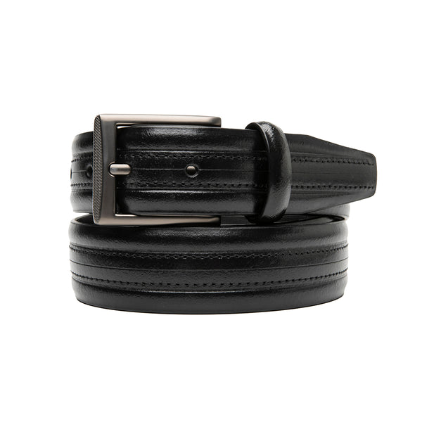 Cinturón 1 Vista Augusto Flexi para Hombre Estilo C10401 Negro