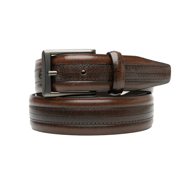 Cinturón 1 Vista Augusto Flexi para Hombre Estilo C10403 Cognac