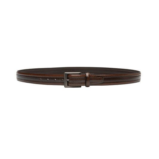 Cinturón 1 Vista Augusto Flexi para Hombre Estilo 110403 Cognac