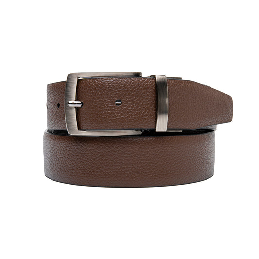 Cinturón Reversible Ailton Flexi para Hombre Estilo 120410 Negro - Café