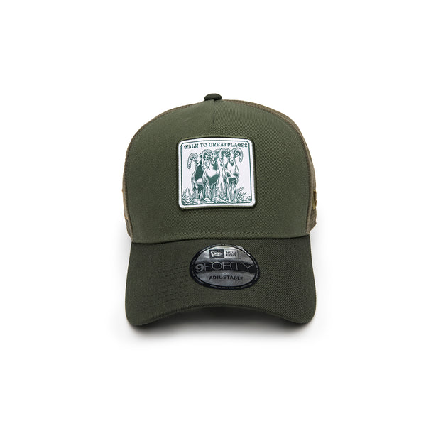 Gorra Flexi Country x New Era para Hombre Estilo 9960C7-204 Olivo