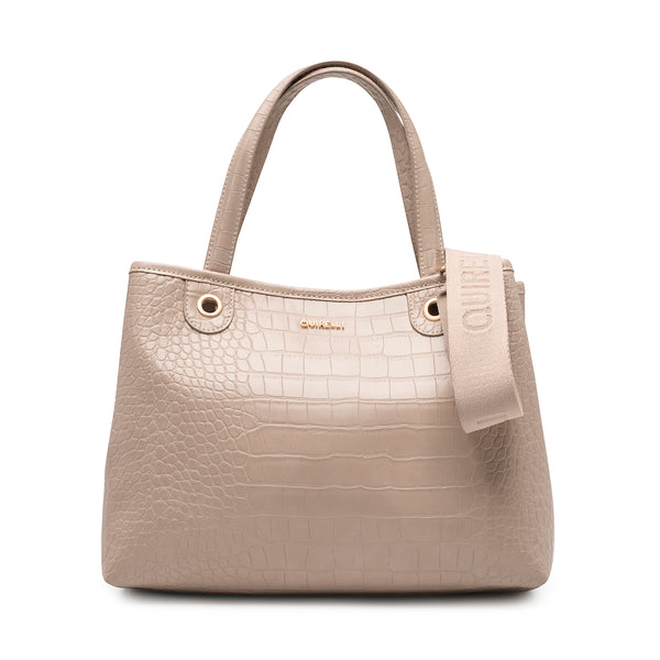 Tote Pequeña Quirelli Mujer Estilo 9987C5-103 Beige