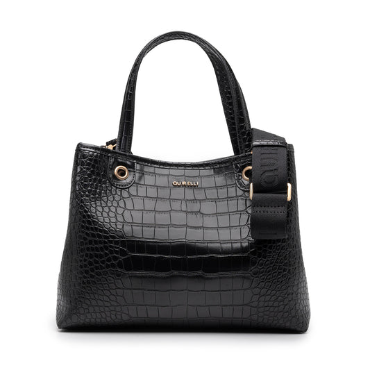 Tote Pequeña Quirelli Mujer Estilo 9987C5-103 Negro