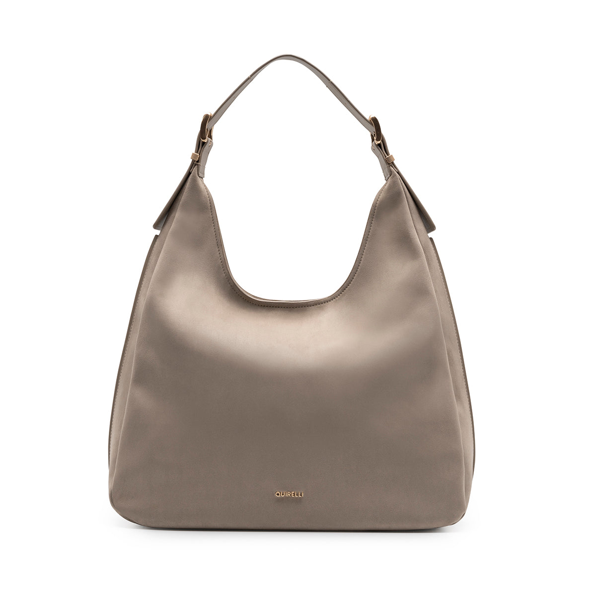 Bolso Hobo Quirelli Mujer Estilo 9987C5-109 Taupe