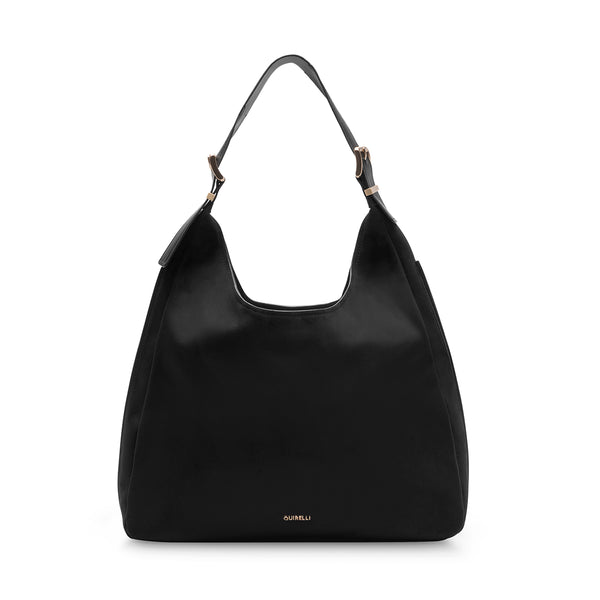Bolso Hobo Quirelli Mujer Estilo 9987C5-109 Negro