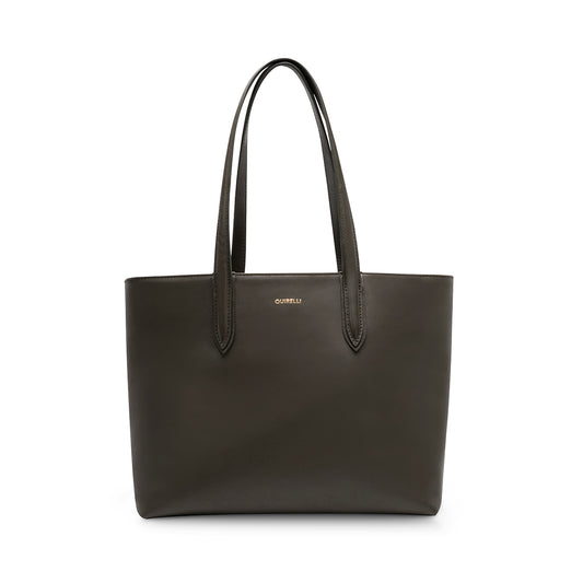 Tote Grande Quirelli Mujer Estilo 9987C5-110 Olivo
