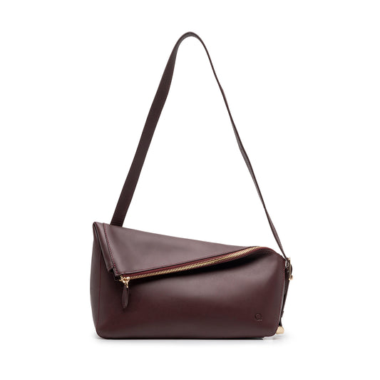 Bolso De Hombro Quirelli Mujer Estilo 9987C5-111 Vino