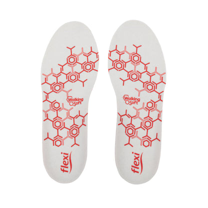 Plantilla Walking Soft Memory Flow  FLEXI Estilo 9960C3-118 Rojo - Gris