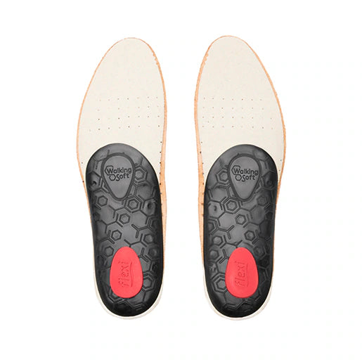 Plantilla Walking Soft Naturalux FLEXI Estilo 9960C3-119 Natural - Negro