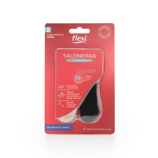 2 Pack Talonerita Protectora De Gel Flexi Estilo 9960C3-207 Negro - Nude
