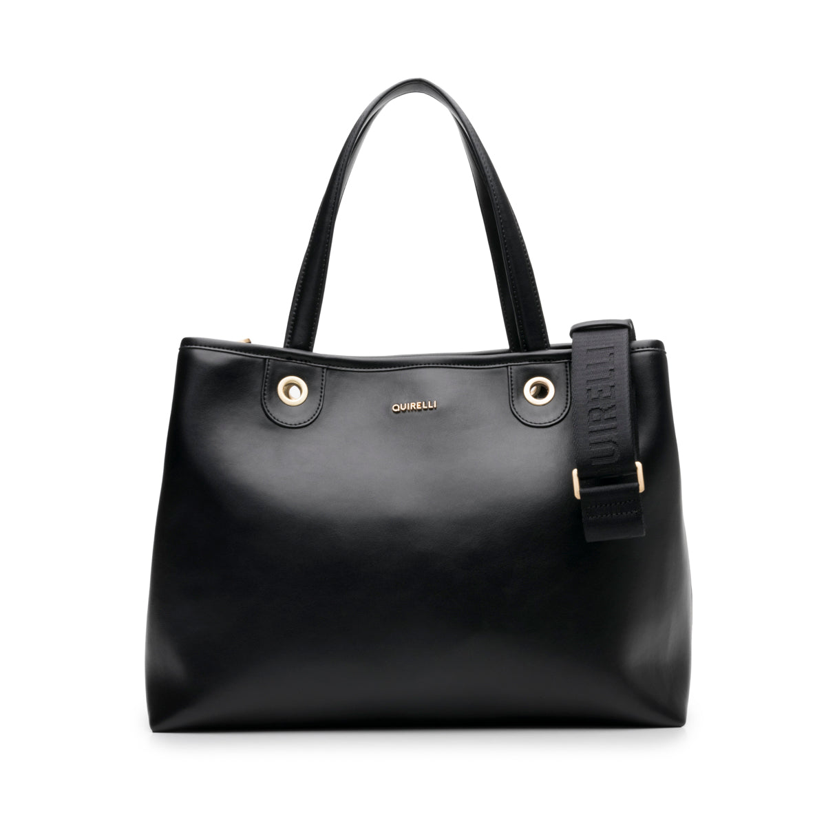 Tote Grande Quirelli Mujer Estilo 9987C5-112 Negro
