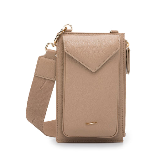 Portacelular Flexi para Mujer Estilo 9960C6-503 Capuccino