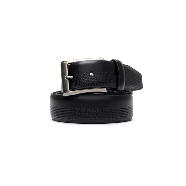 Cinturón Flexi para Hombre con Hebilla Aleación De Metales Estilo 9960C2-403 Negro