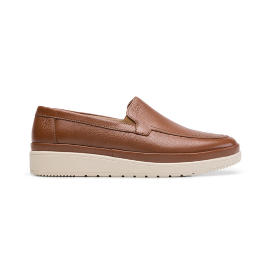 Slip On De Piel Flexi para Mujer Estilo 143502 Tan