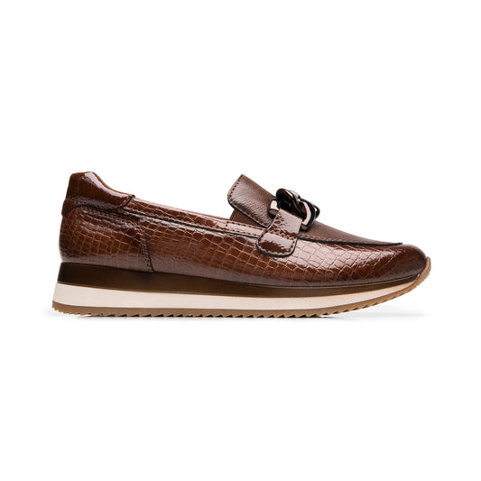 Mocasín Casual Flexi para Mujer Estilo 143701 Cognac