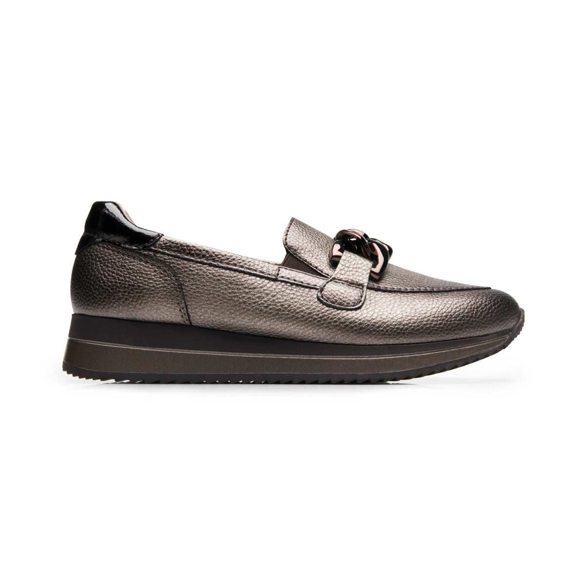 Mocasín Casual Flexi para Mujer Estilo 143701 Pewter