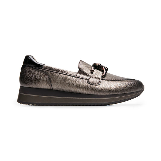 Mocasín Casual Flexi para Mujer Estilo 143701 Pewter