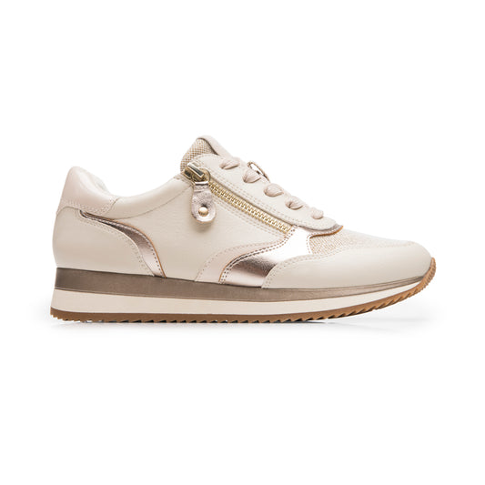 Sneaker Casual Flexi para Mujer Estilo 143702 Beige