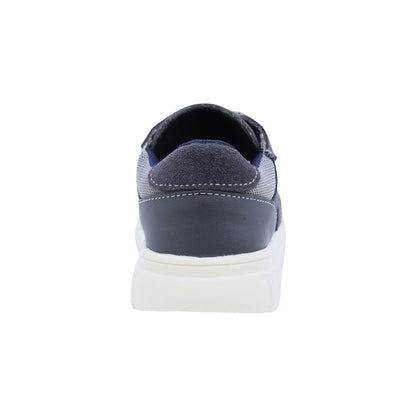Tenis Audaz para niño en sintético Thunder azul con agujetas