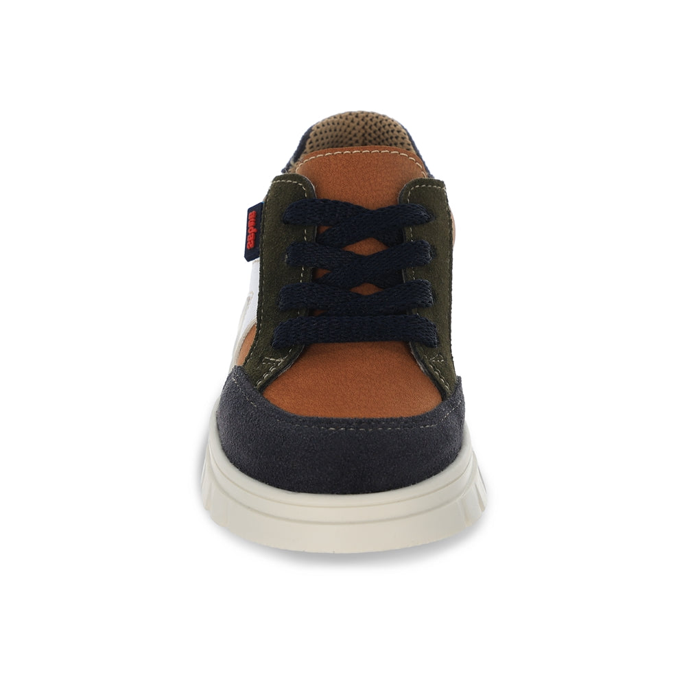 Zapato Audaz para niño en sintético miel Thunder con agujeta elástica