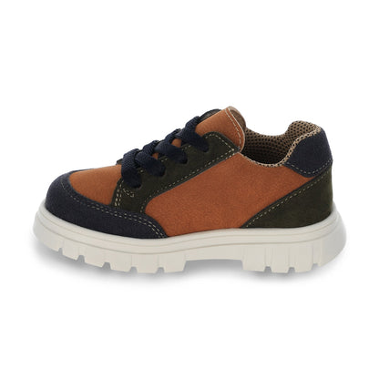 Zapato Audaz para niño en sintético miel Thunder con agujeta elástica