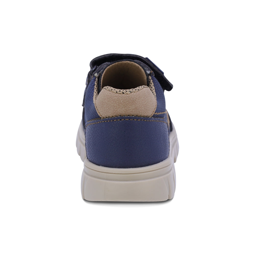TENIS AUDAZ PARA NIÑO DE SINTÉTICO COLOR AZUL THUNDER CON DISEÑO ROBUSTO