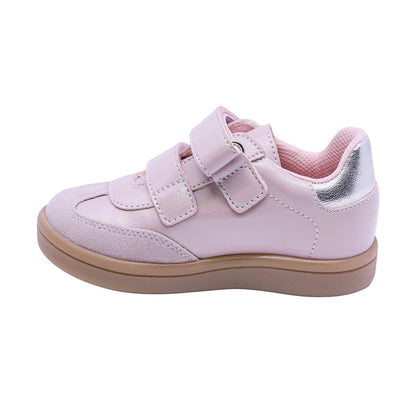 TENIS COQUETA PARA NIÑA COLOR ROSA DE SINTÉTICO SMITH CON TIRA DE CONTACTO