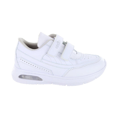 Tenis Audaz para niño en sintético blanco Burbuja con doble tira de contacto