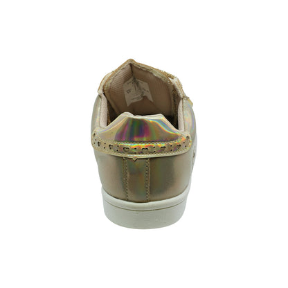 Tenis para Niña Coqueta material sintético color oro Smith y cinta ajustable