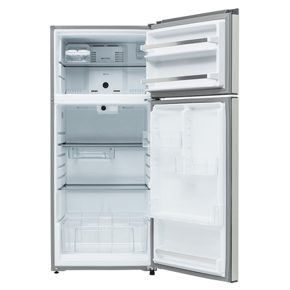 Refrigerador 17 pies cúbicos Top Mount 2 puertas Gris